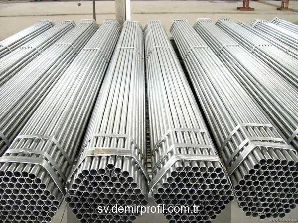 galvanizli boru mt fiyatları